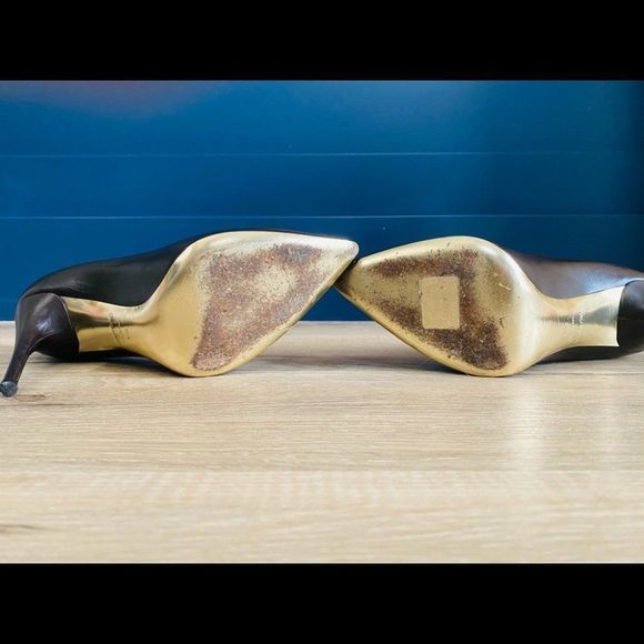 Authentic designer Tom Ford shoes heels SZ US7.5 - Picture 7 of 12